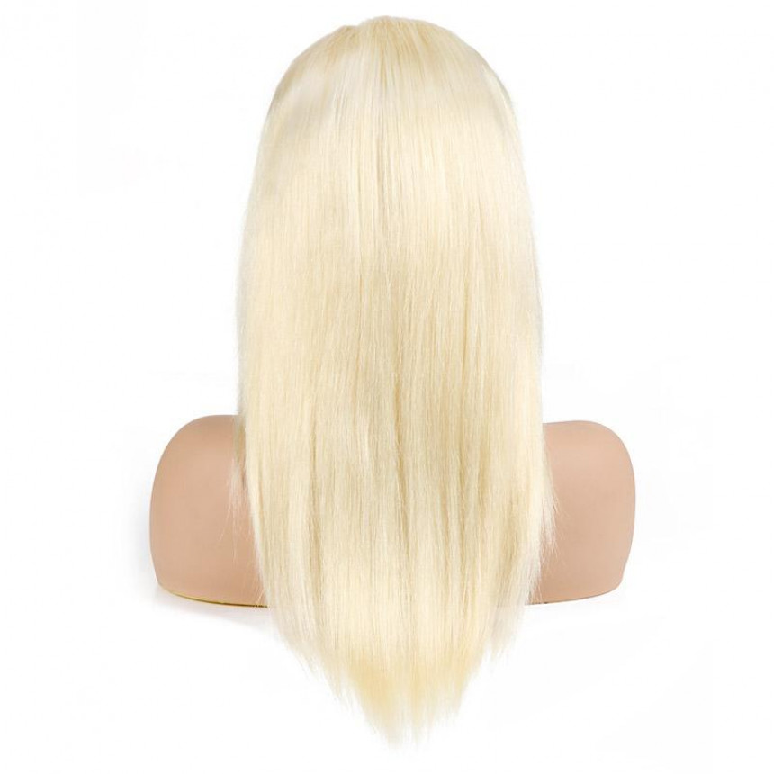 613 human hair wig malaysian summer blonde 613 color lace frontal straight human hair wig