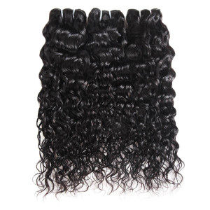 Water Wave Bundles 100% Virgin Malaysian Human Hair Water Wave Human Hair 3 Bundles