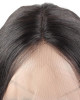 middle part brazilian remy black bob human hair wig