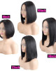 Peruvian Straight Remy Human Hair Short Cute Bob Wigs