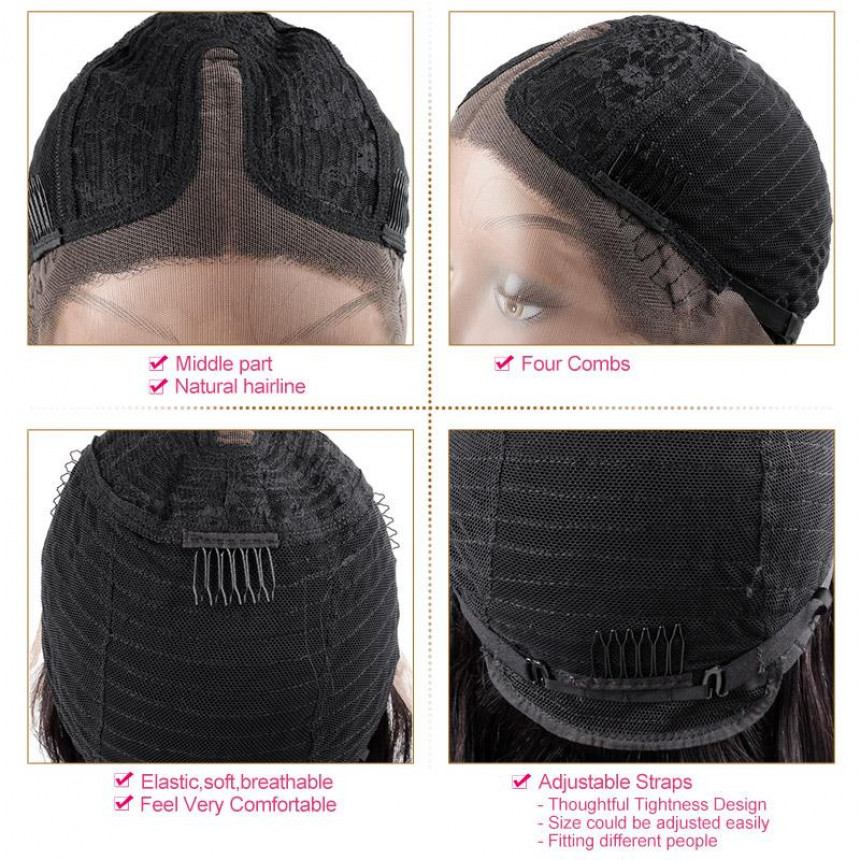Peruvian Straight Remy Human Hair Short Cute Bob Wigs Peruvian Straight Remy Human Hair Short Cute Bob Wigs