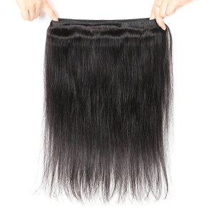 Straight Human Hair Weave Extensions One Bundle