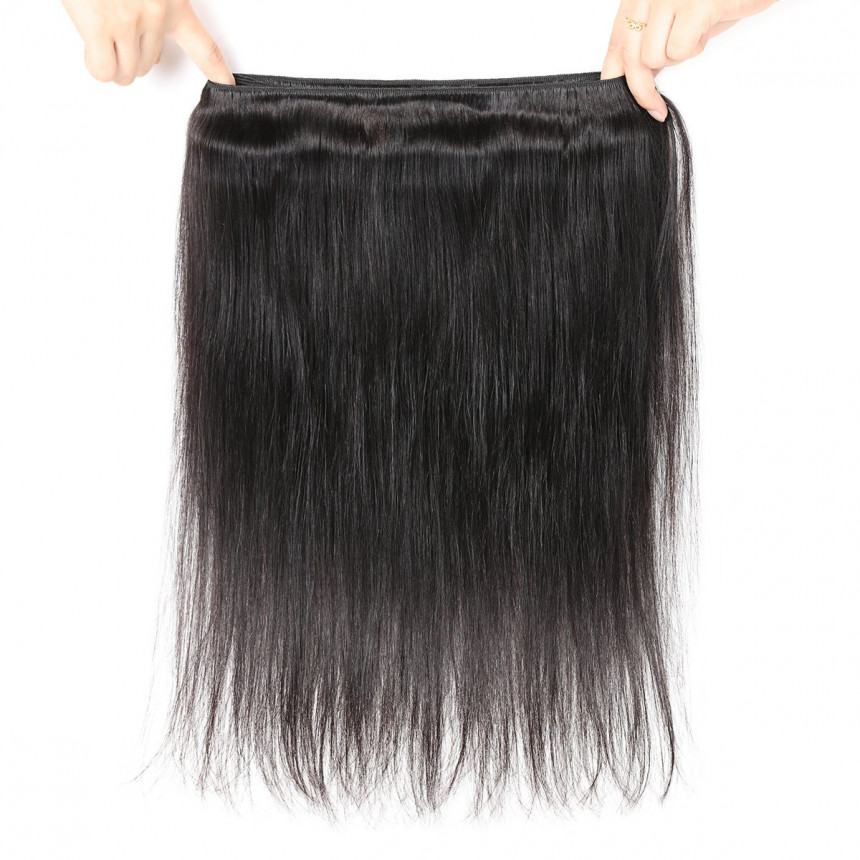 Straight Human Hair Weave Extensions One Bundle Straight Human Hair Weave Extensions One Bundle