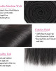 Straight Human Hair Weave Extensions One Bundle