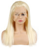 Platinum blonde peruvian 613 straight human hair wig summer hot selling hairstyles