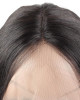 Straight Short Bob Wigs Malaysian Human Hair Middle Part Lace Closure Bob Wig