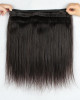 Straight  Remy Virgin Human Hair Extensions 2 Bundles with 360 Lace Frontal Natural Hair Bundles Weave