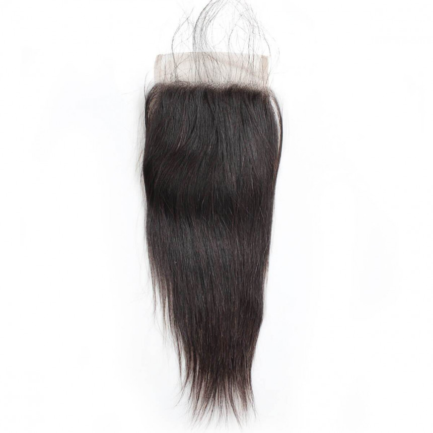 Straight 4x4 Lace Closure With Baby Hair 100% Remy Virgin Human Hair Free Middle Three Part Lace Closure Straight 4x4 Lace Closure With Baby Hair 100% Remy Virgin Human Hair Free Middle Three Part Lace Closure