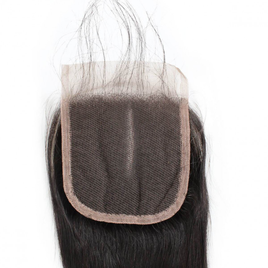 Straight 4x4 Lace Closure With Baby Hair 100% Remy Virgin Human Hair Free Middle Three Part Lace Closure Straight 4x4 Lace Closure With Baby Hair 100% Remy Virgin Human Hair Free Middle Three Part Lace Closure