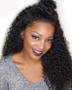 Virgin Mongolian 3 Bundles Short Curly Hair Weave