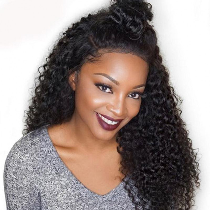 Virgin Mongolian 3 Bundles Short Curly Hair Weave