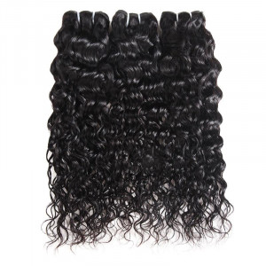 Virgin Peruvian Water Wave Human Hair 3 Bundles