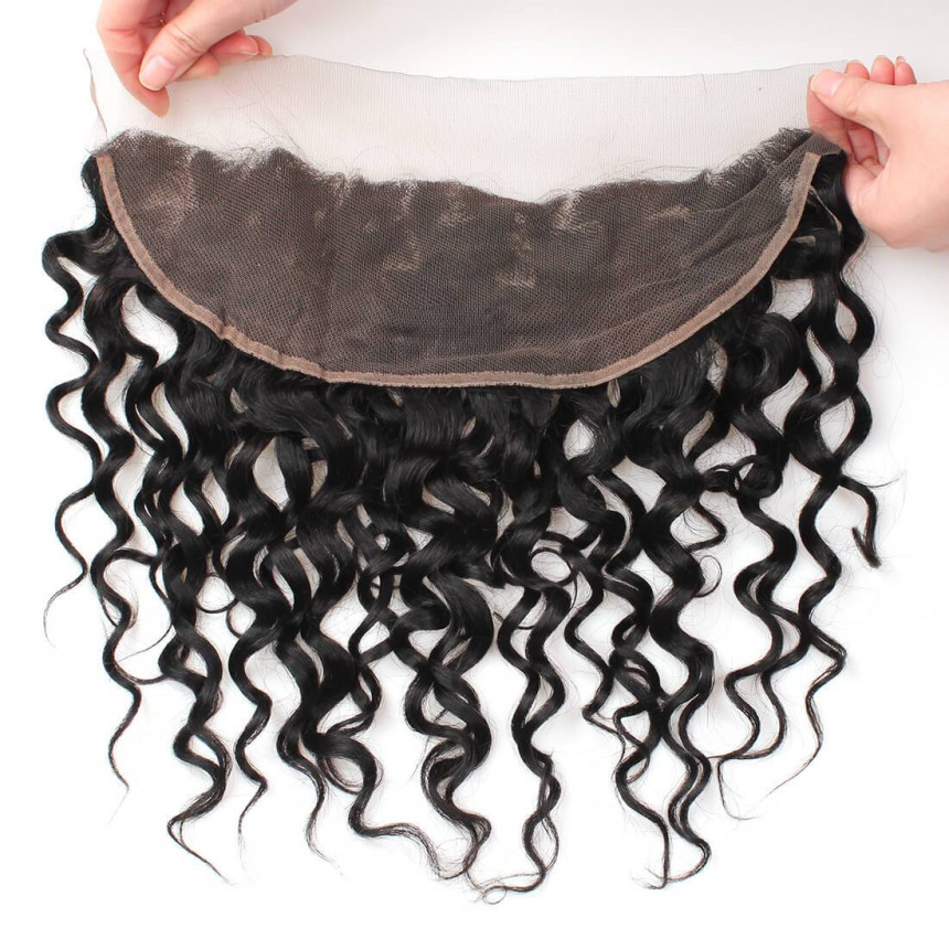 Water Wave Ear to Ear 13x4 Lace Frontal With Baby Hair