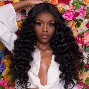 Brazilian Loose Deep Wave Lace Frontal Human Hair Wigs