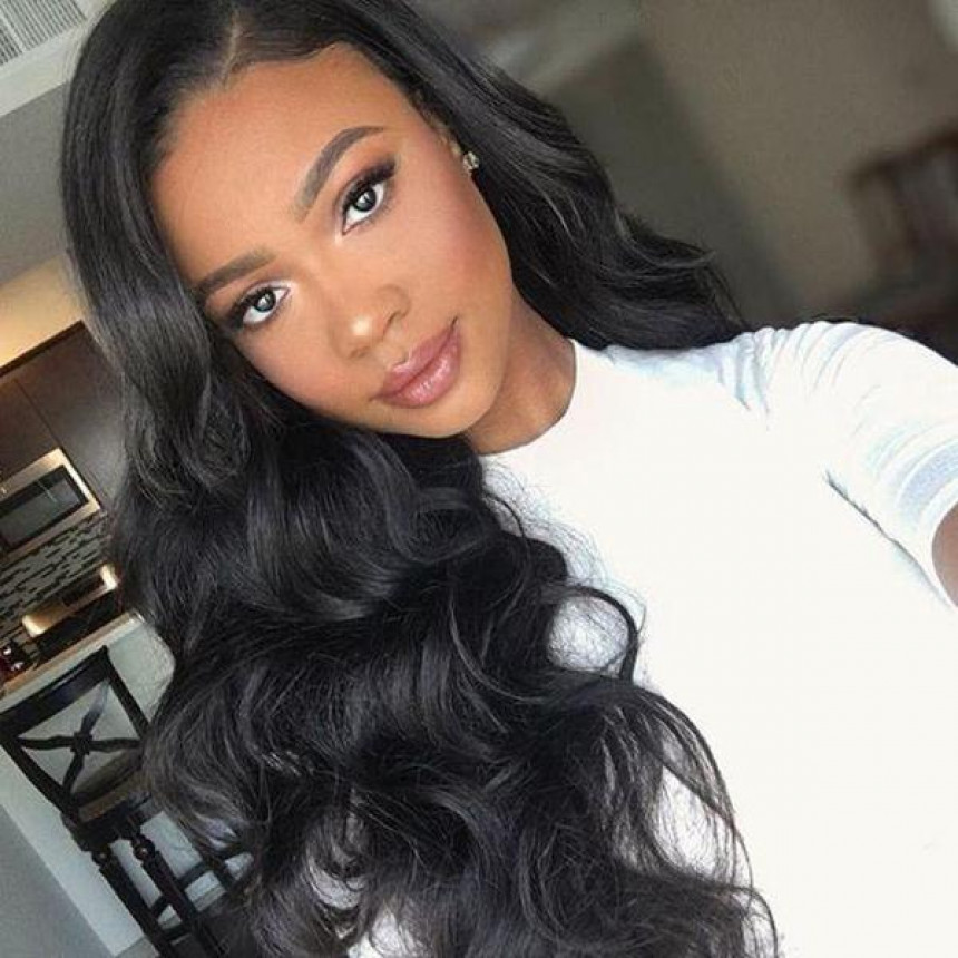 Peruvian Hair Body Wave 360 Lace Front Pre-Plucked Human Hair Wig