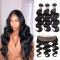 Virgin Indian Body Wave Hair 3 Bundles with 13*4 Ear To Ear Lace Frontal