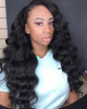 indian hair body wave 4 bundles with lace closure