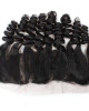 indian hair loose wave 4 bundles with lace frontal