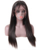indian straight remy human hair wigs lace front wig