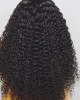 Kinky Curly 13x6 Lace Frontal Wigs Virgin Human Hair Pre Plucked