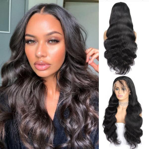 brazilian remy body wave hair 4x4 lace frontal wig