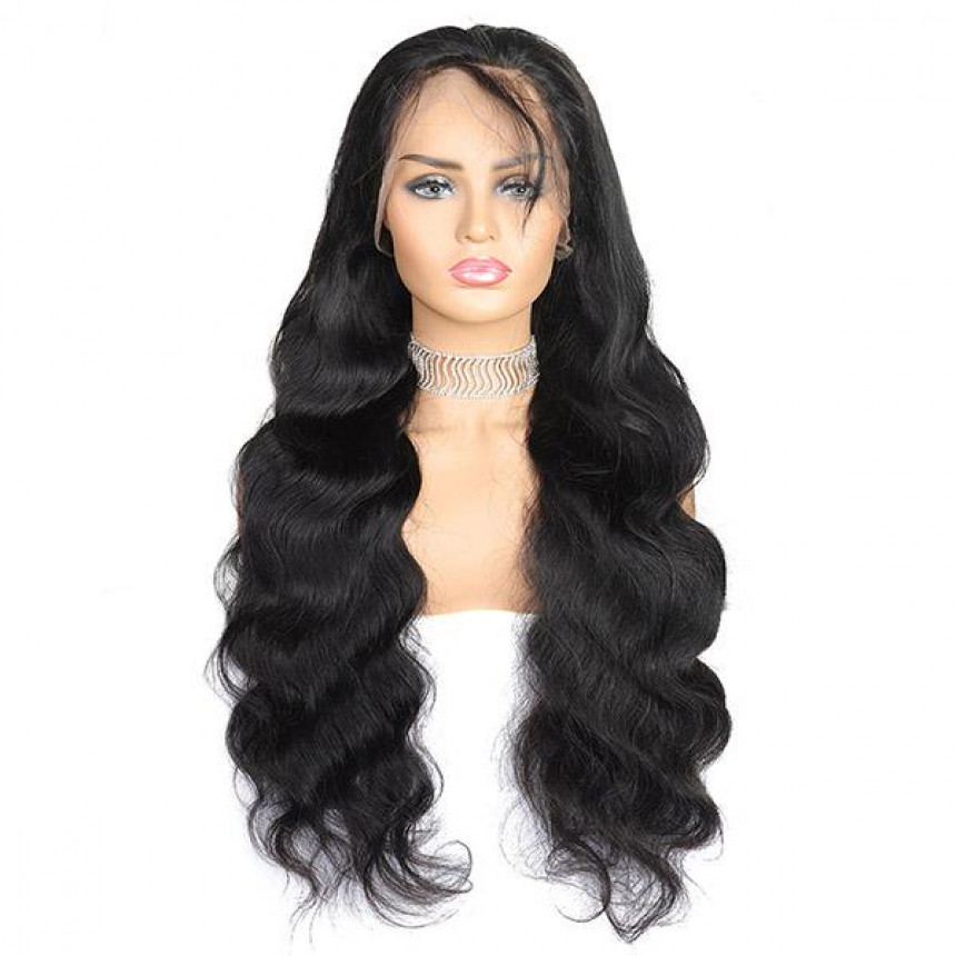 brazilian remy body wave hair 4x4 lace frontal wig