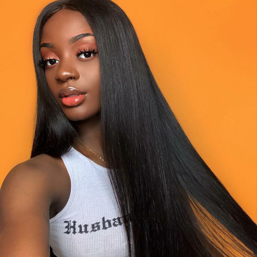Lace front hair wigs peruvian virgin remy straight human hair wig Lace front hair wigs peruvian virgin remy straight human hair wig