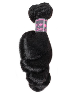 Loose Wave Hair Bundles 1Pc 8-28 inch 100% Human Hair Weave Bundles Remy Hair Extensions