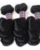 loose wave virgin human hair weave 3 bundles with 2 4 lace closure with baby hair