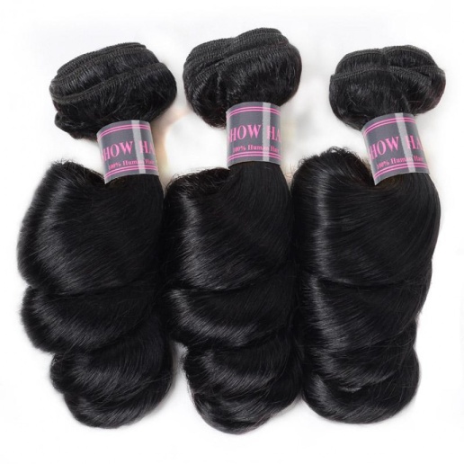 loose wave virgin human hair weave 3 bundles with 2 4 lace closure with baby hair
