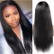 Malaysian 360 Lace Front Straight Pre-Plucked Virgin Human Hair Wigs