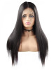 Malaysian 360 Lace Front Straight Pre-Plucked Virgin Human Hair Wigs