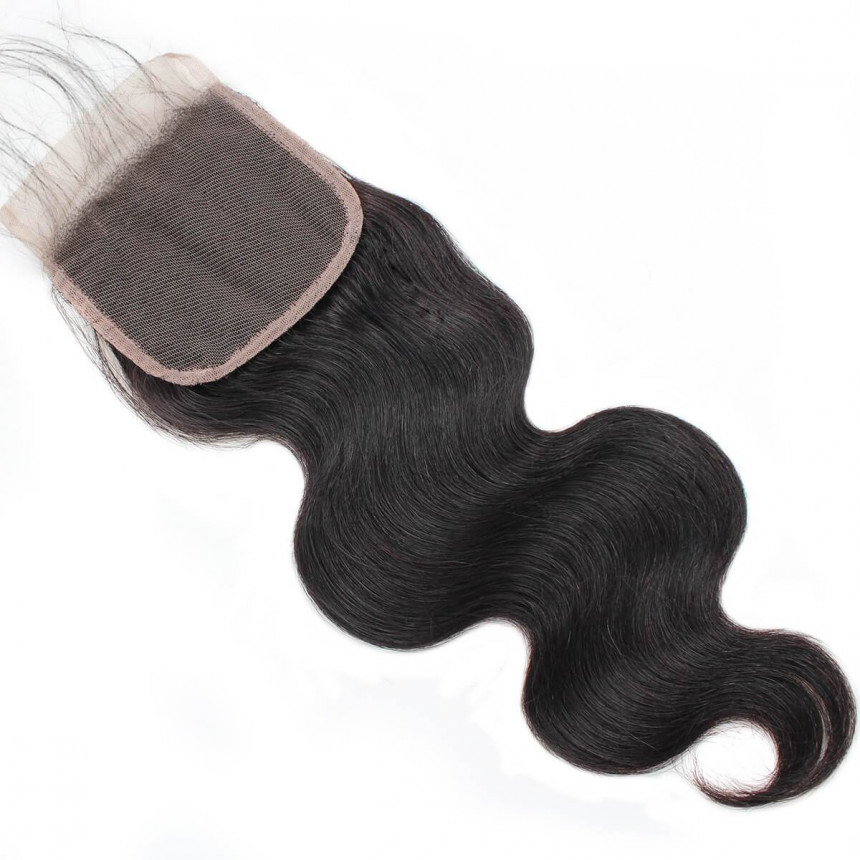 malaysian hair body wave 3 bundles with lace closure