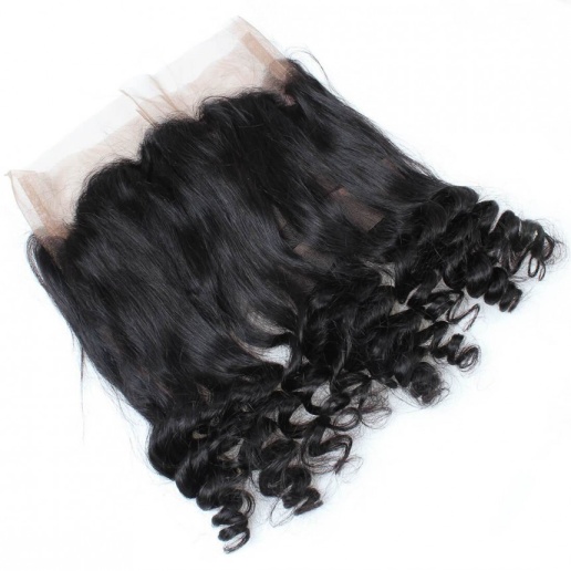malaysian hair loose wave 3 bundles with 360 lace frontal