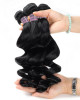 malaysian hair loose wave 4 bundles with lace closure