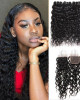 malaysian hair water wave 3 bundles with lace closure