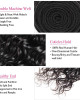 Malaysian Water Wave Weave Hair 4 Bundles Natural Color 100% Remy Human Hair Extensions