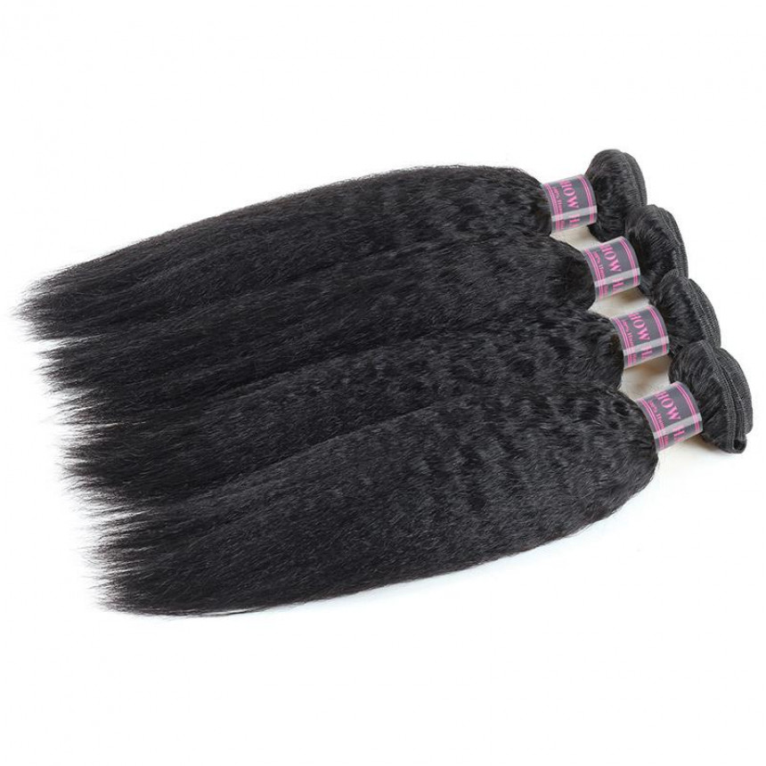 Malaysian Remy Virgin Human Hair Yaki Straight Hair Weave 4 Bundles Malaysian Remy Virgin Human Hair Yaki Straight Hair Weave 4 Bundles