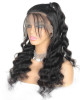 Malaysian Lace Front Hair Wigs Loose Deep Wave Virgin Remy Human Hair Wig