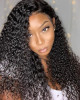 Virgin Peruvian Curly Hair 3 Bundles With 13*4 Lace Frontal Human Hair Extensions