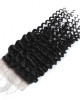 Virgin Peruvian Curly Hair 3 Bundles with 4x4 Lace Closure Human Hair Extensions