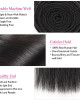 Virgin Peruvian Straight Hair 4 Bundles Human Hair Weave