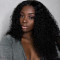 Curly Hair Lace Front Wig 100% Virgin Remy Human Hair Wigs