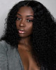 Curly Hair Lace Front Wig 100% Virgin Remy Human Hair Wigs