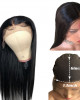 Straight 13x6 Lace Front Wigs Virgin Human Hair With Baby Hair