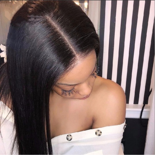 Straight 13x6 Lace Front Wigs Virgin Human Hair With Baby Hair