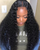 virgin brazilian curly hair 3 bundles with lace closure