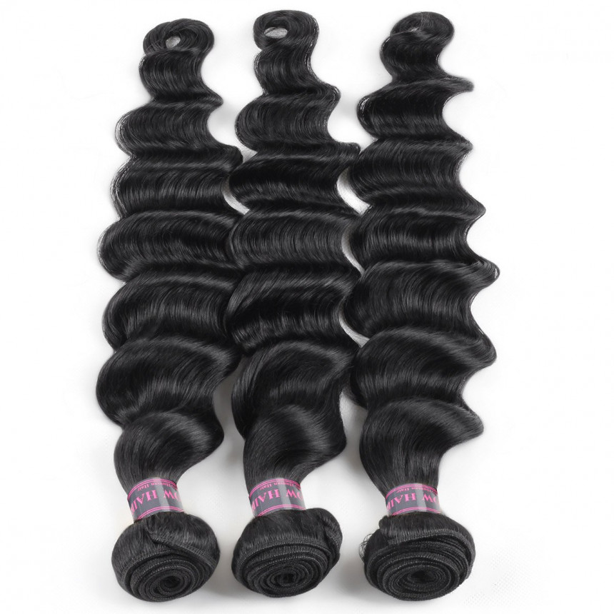 virgin brazilian loose deep wave hair 3 bundles with lace closure virgin brazilian loose deep wave hair 3 bundles with lace closure
