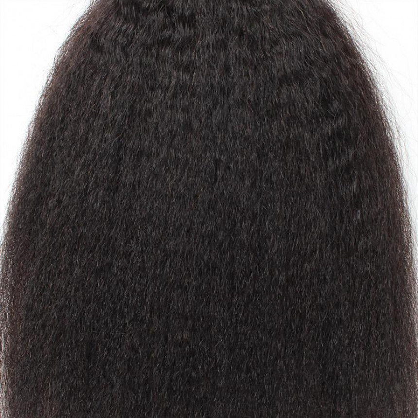 Virgin Brazilian Hair Yaki Straight Human Hair Weave 3 Bundles