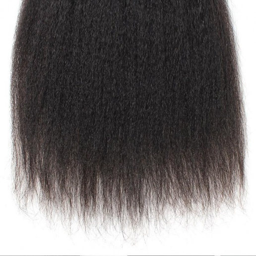 Virgin Brazilian Hair Yaki Straight Human Hair Weave 3 Bundles